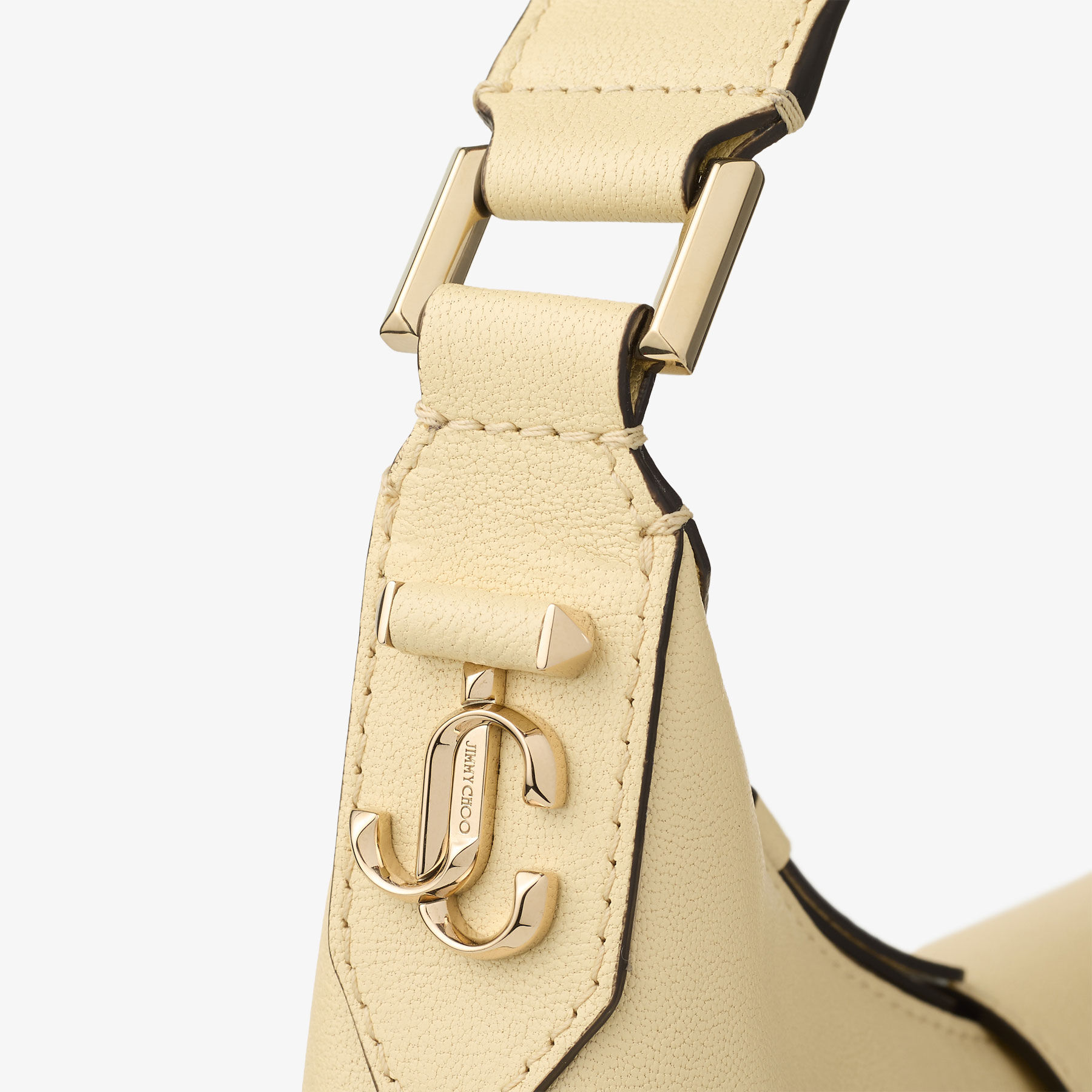定価7.2万円JIMMY CHOO ベージュ36.5（23.5〜24.0） メンズ ハイブランド スニーカー | レザー | ジミーチュウ