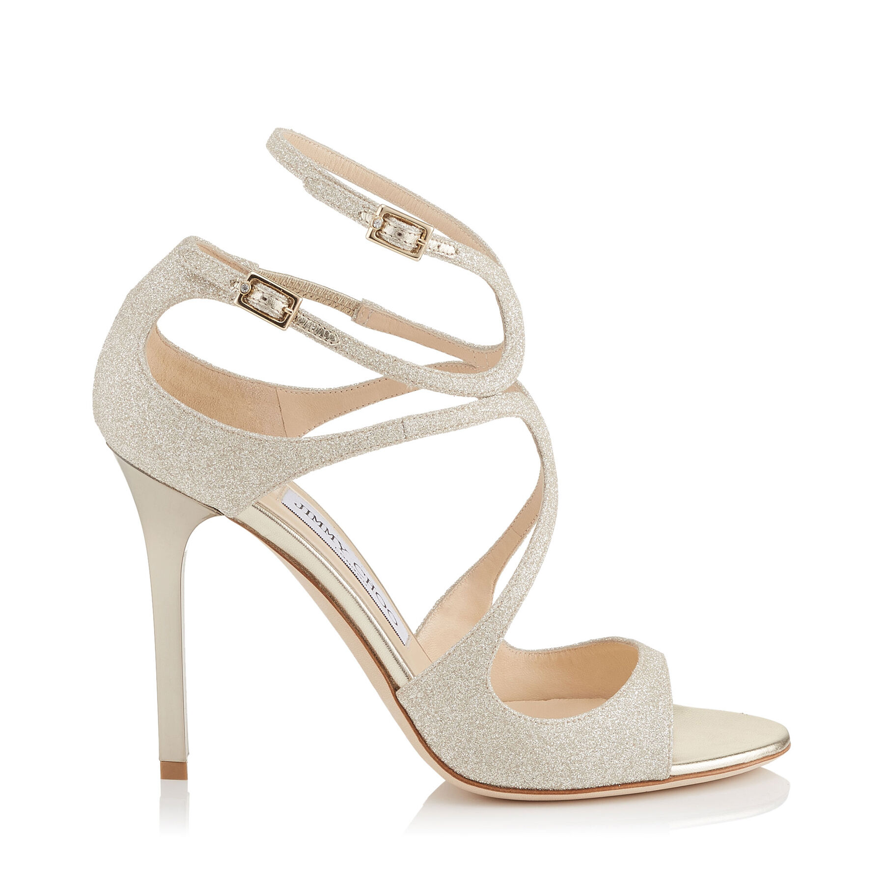 jimmy choo metallic shoes