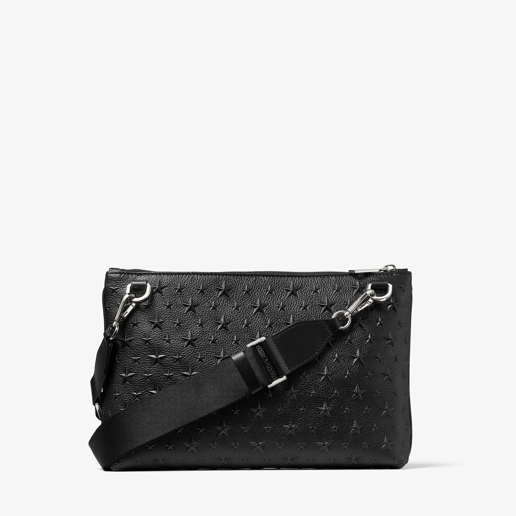 Kimi-N | Black Leather Crossbody Bag | New Collection | JIMMY CHOO NZ