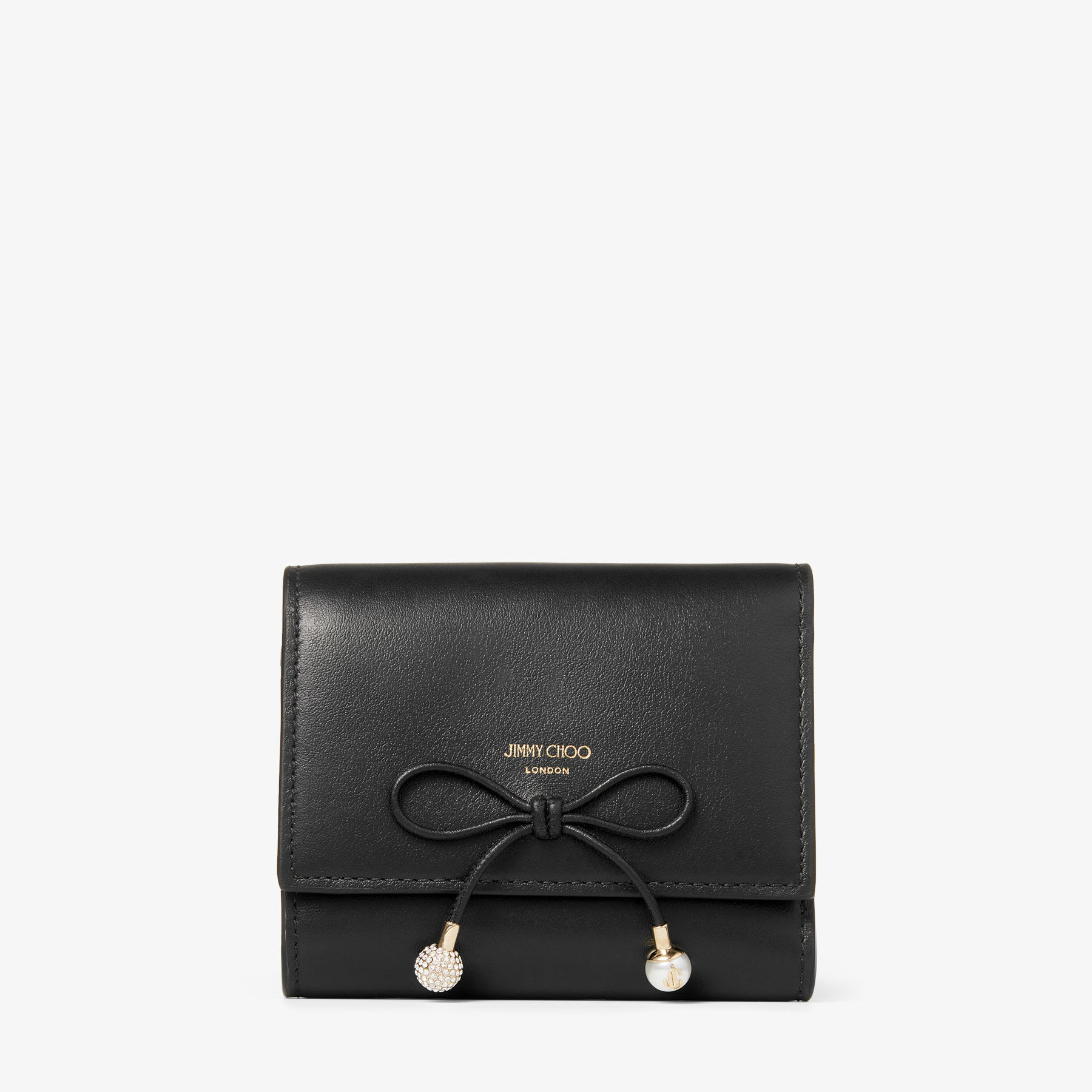 JIMMY CHOO マルティナ Black/Macaron レザー・ウォレット JIMMY CHOO マルティナ Black/Macaron レザー・ウォレット 長財布