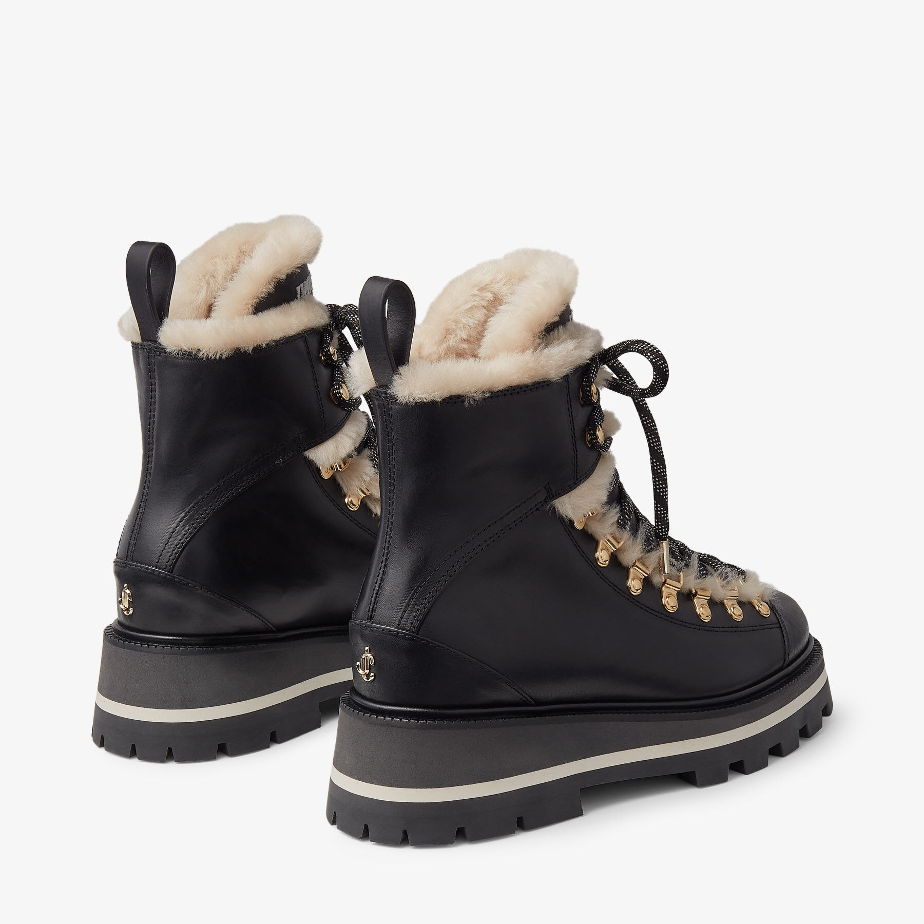 Cara shearling sale lace up boots
