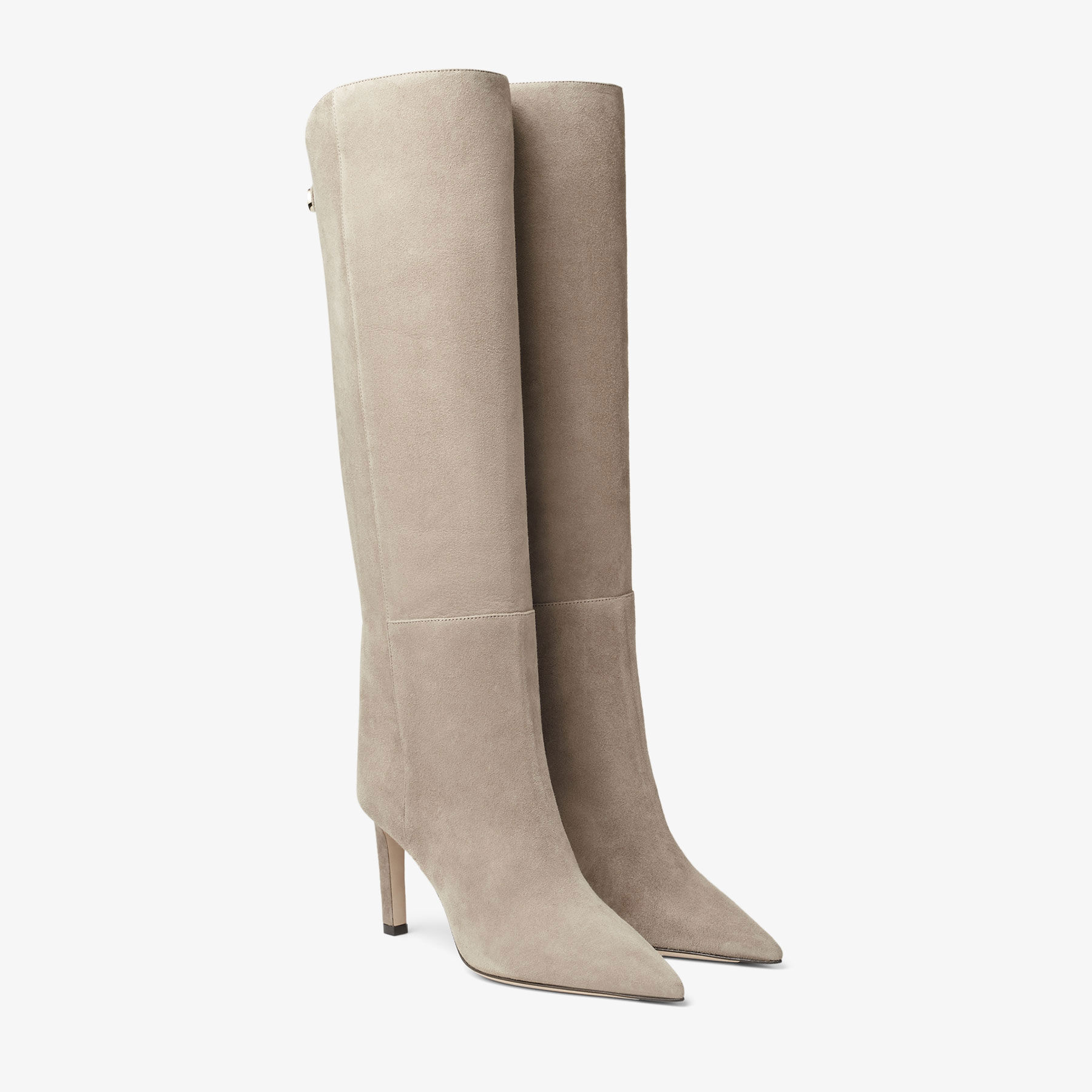 Jimmy choo suede hot sale knee high boots