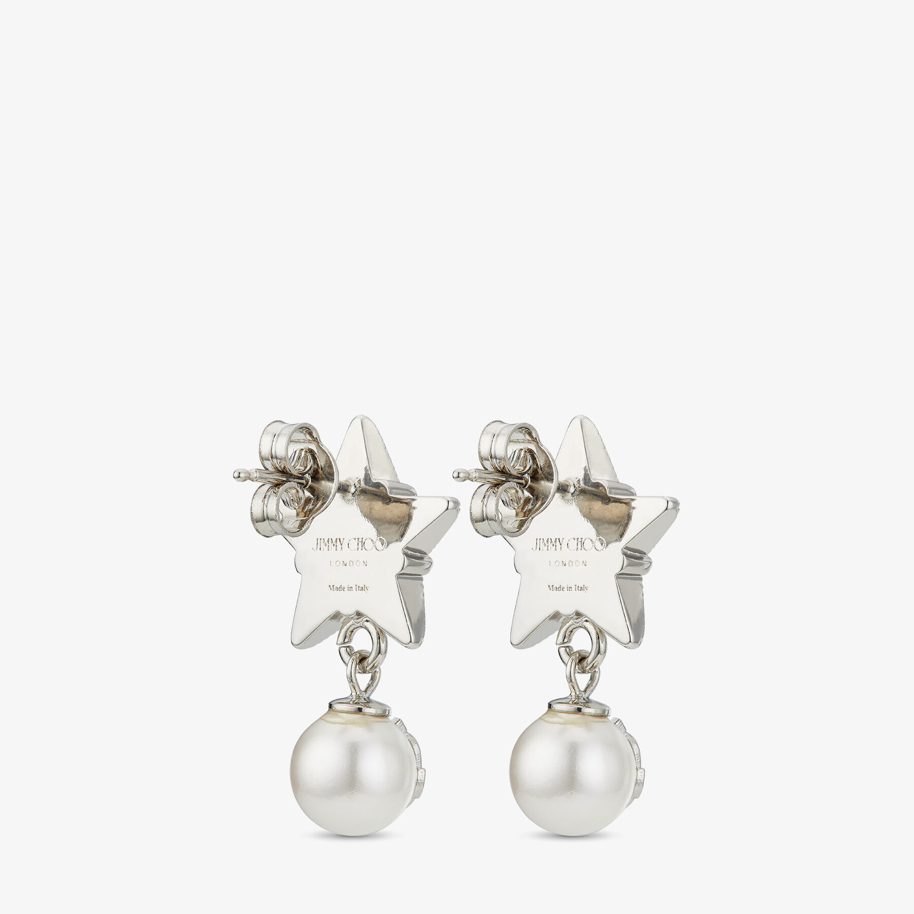 Jimmy Choo Crystal Star ピアス スワロフスキークリスタル付き ゴールドフィニッシュメタル・JC