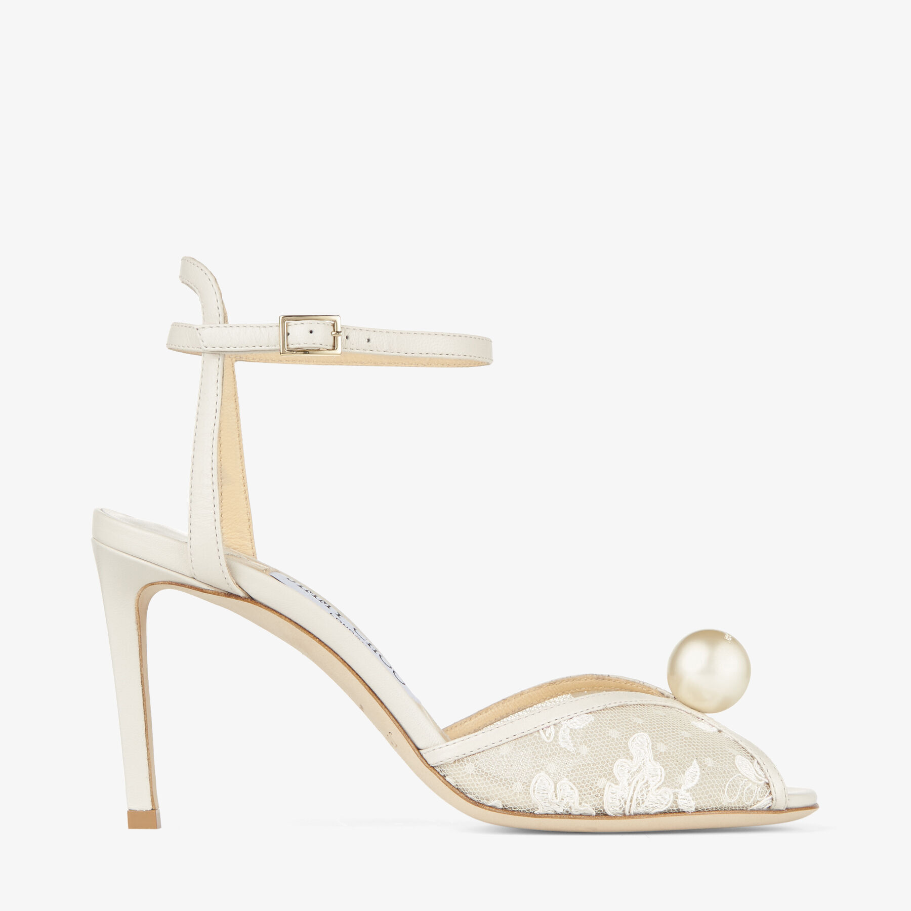 Romy 85 ivory store floral lace pumps