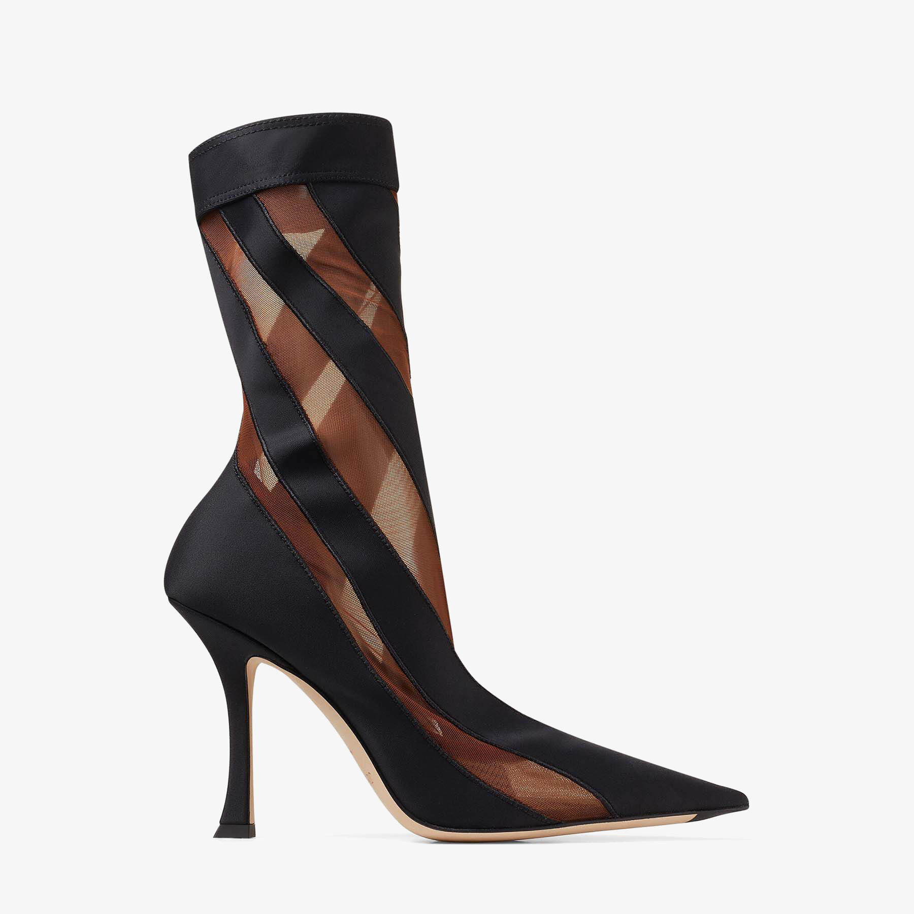 Nude sock shop ankle boots