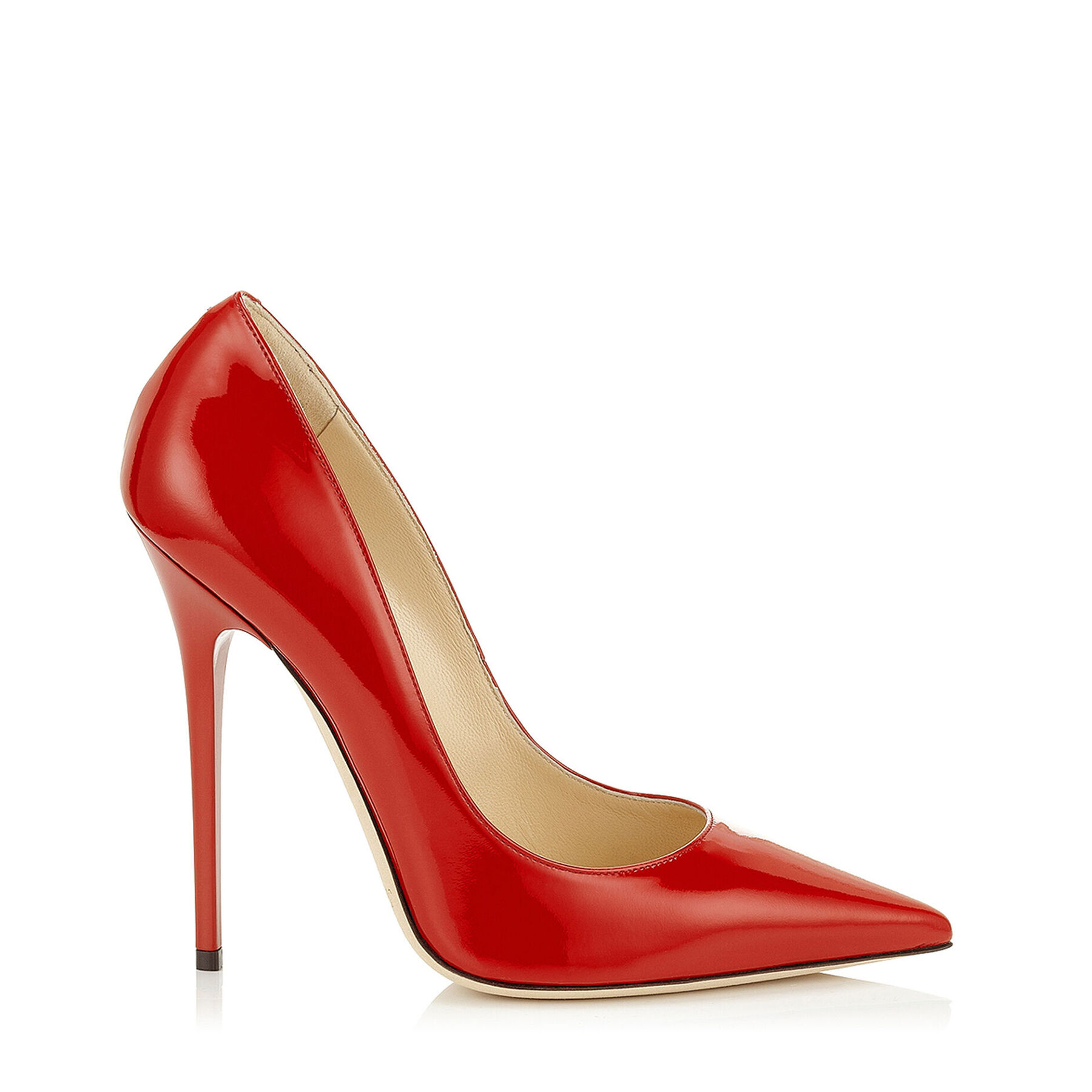 Red pointy toe pumps clearance