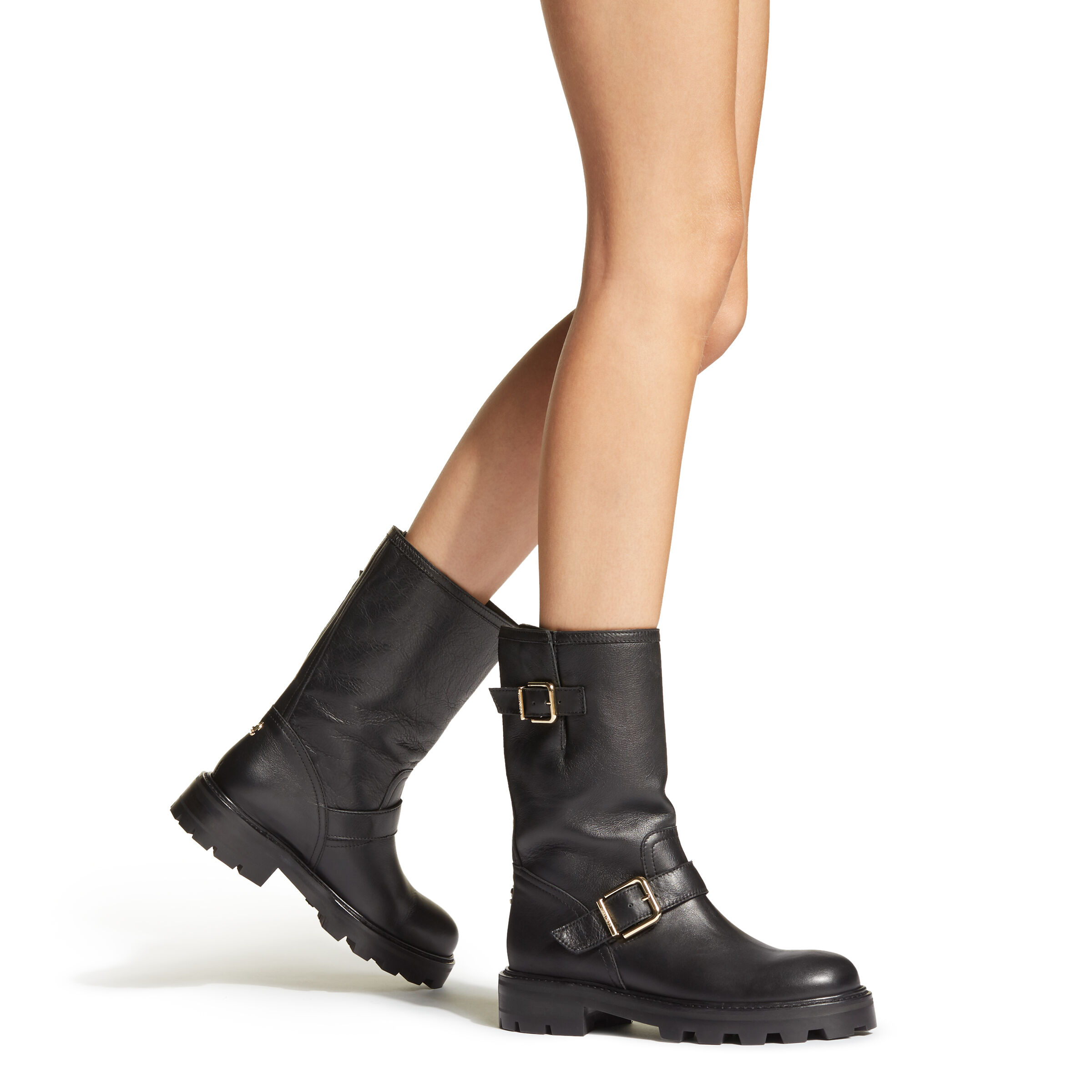 Women S Biker Boots Designer Biker Boots Jimmy Choo Jimmy choo biker boots youth uk 2 eu35, black leather, sheepskin rrp £650. women s biker boots designer biker