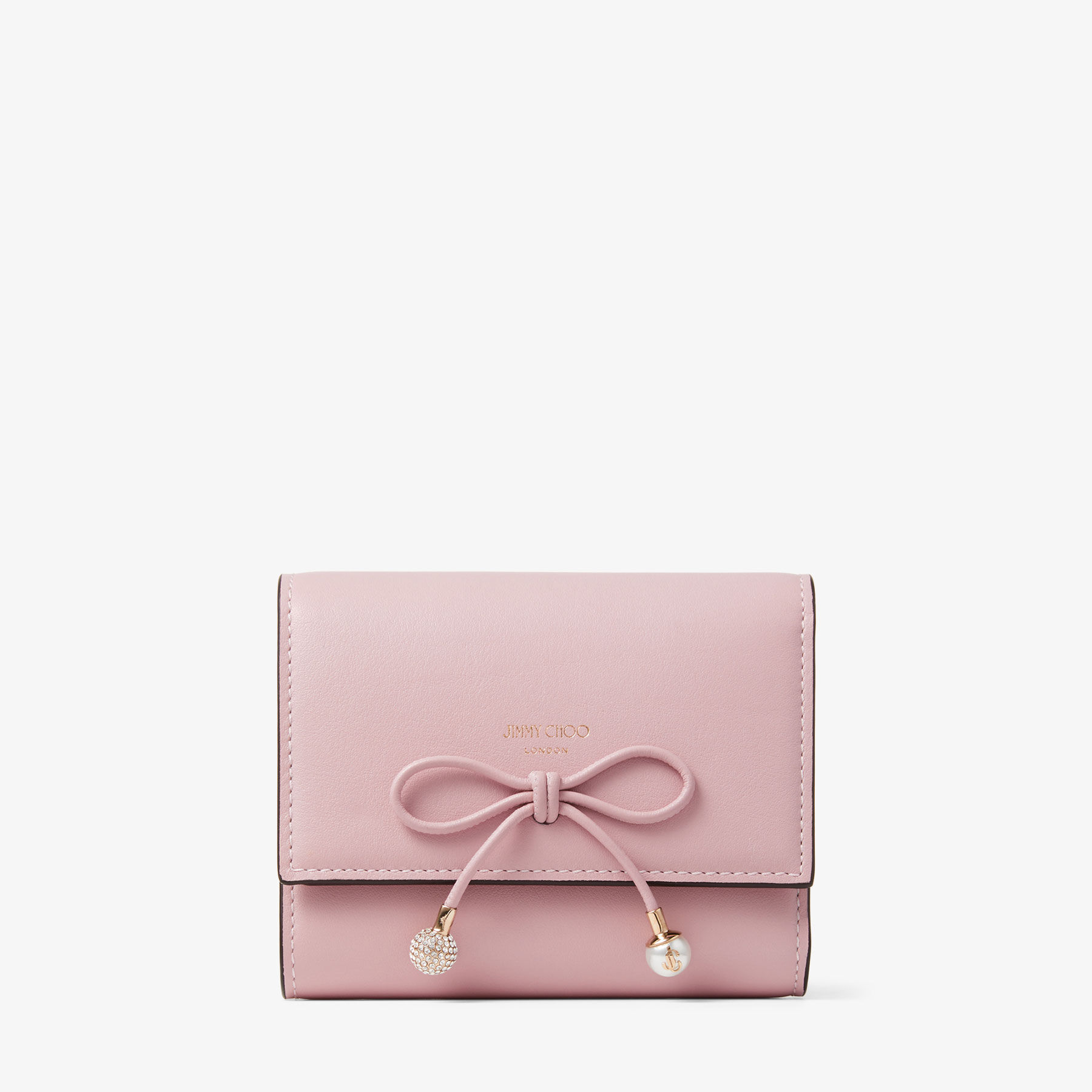 半額セール JIMMY JC ROUND WALLET LIGHT GRAINY CALF JC Litzy | Peony/Burgundy Leather Card Holder | New