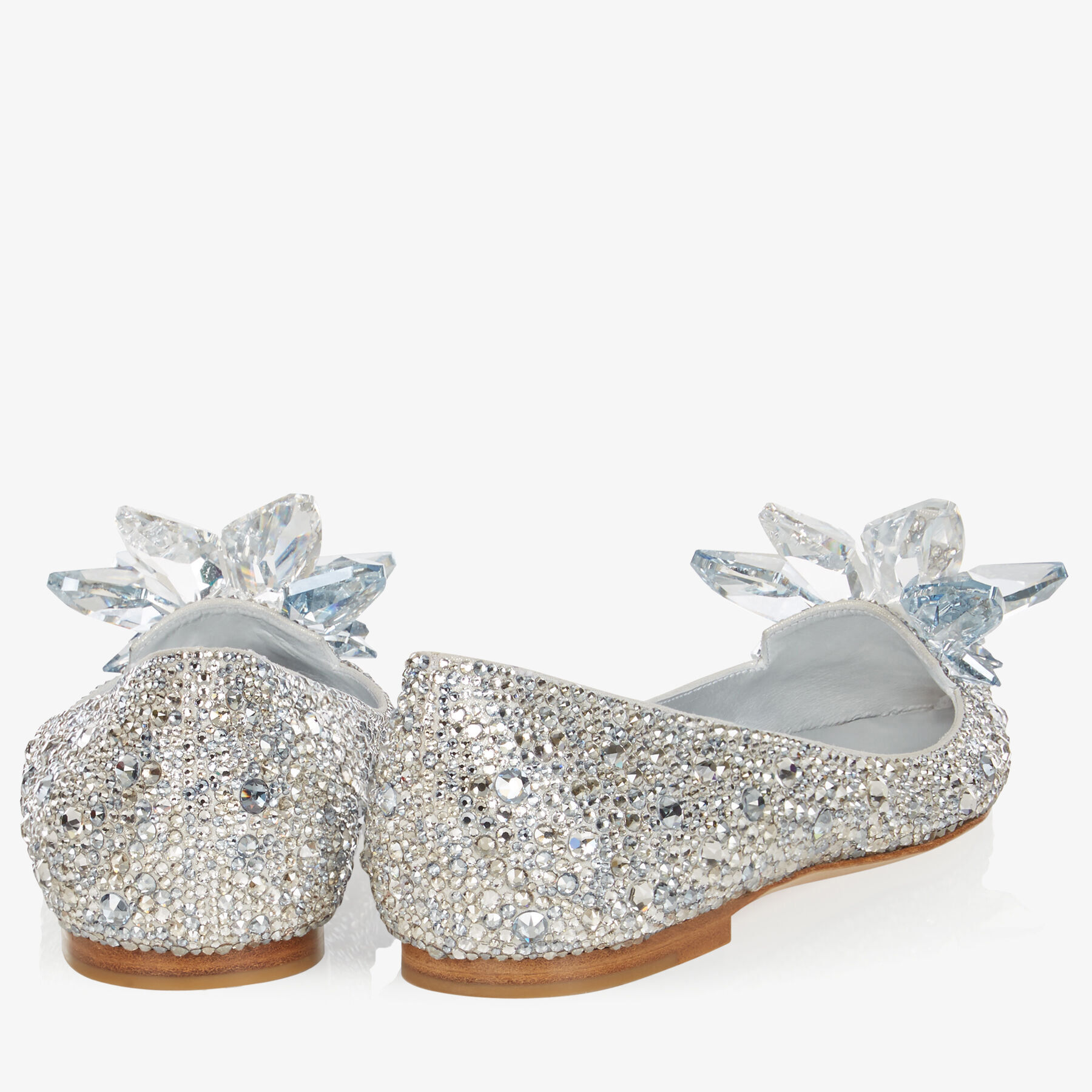 Jimmy choo sparkly flats hot sale