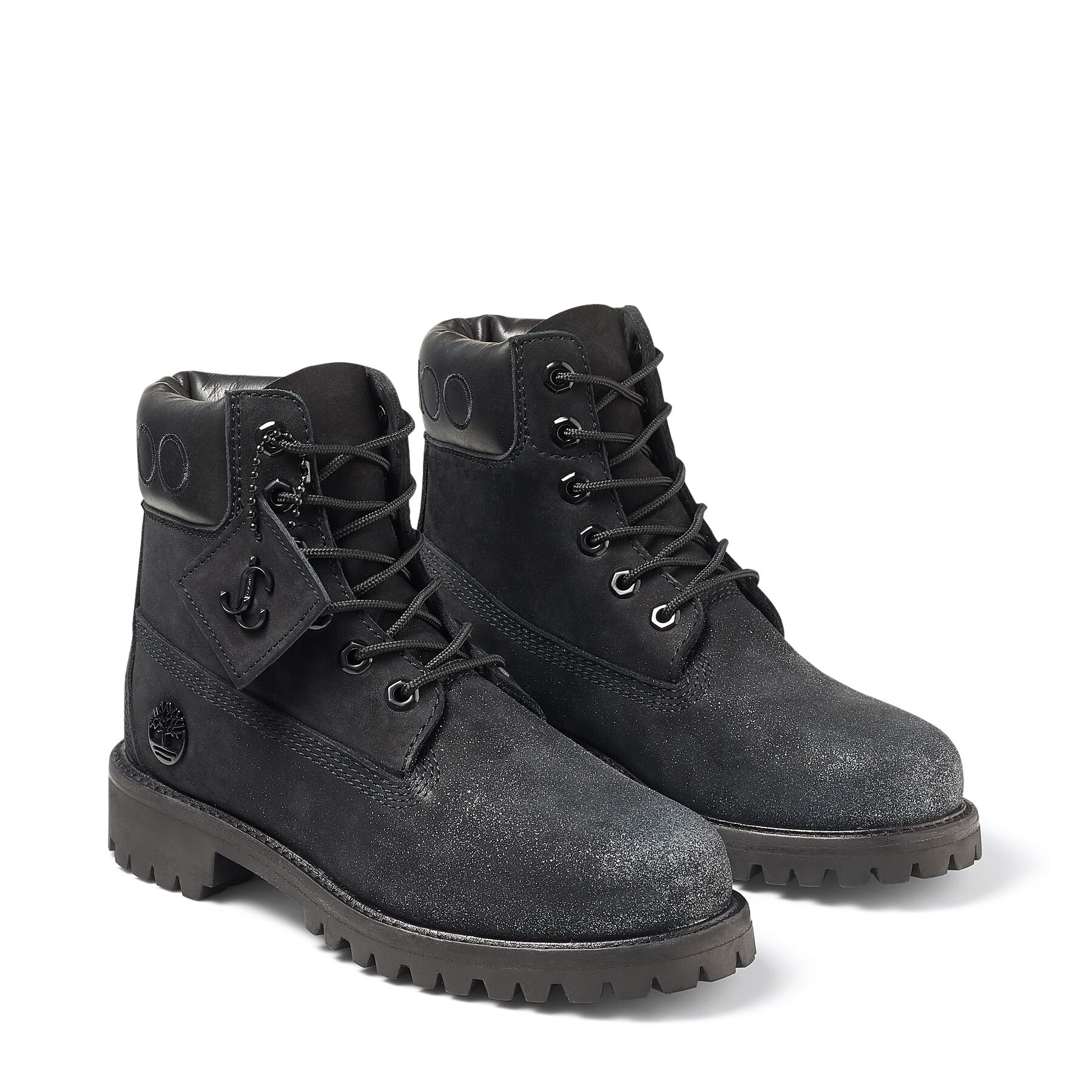 black timberland boots leather