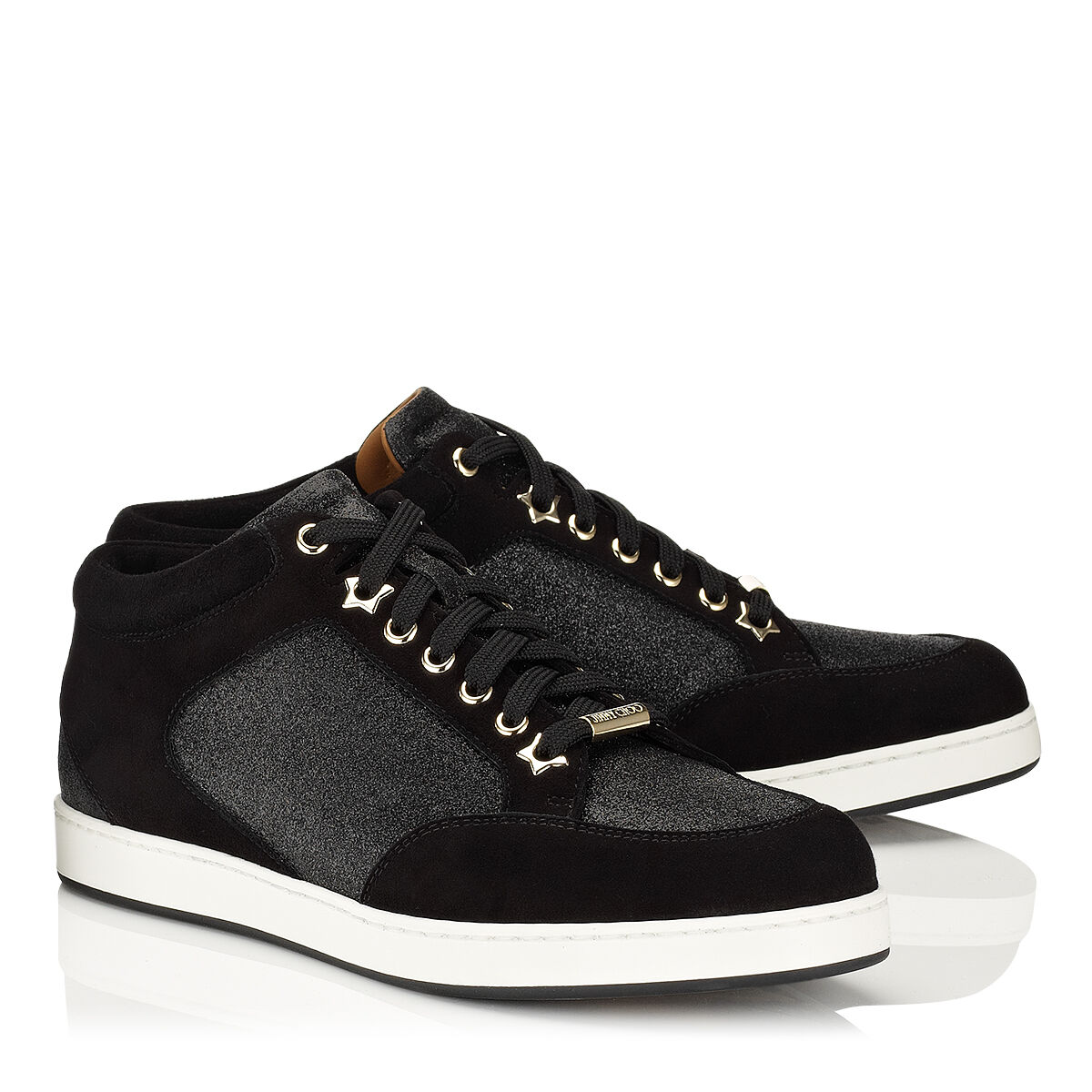 jimmy choo sparkly trainers