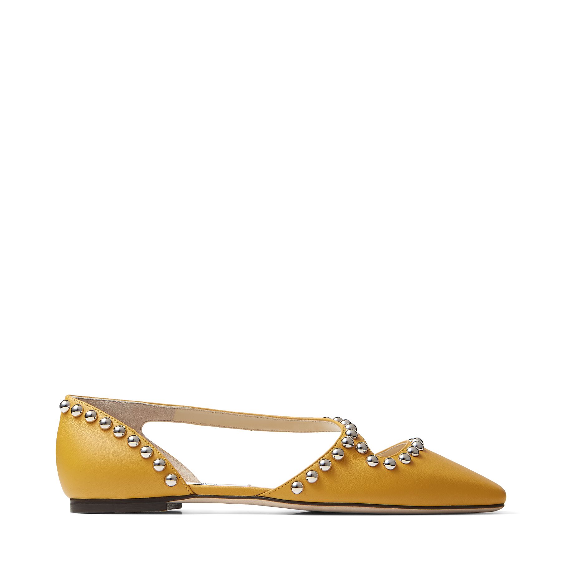 Designer Flats Espadrille Ballet Flats Jimmy Choo Atia crisscross flat slide sandals. espadrille ballet flats