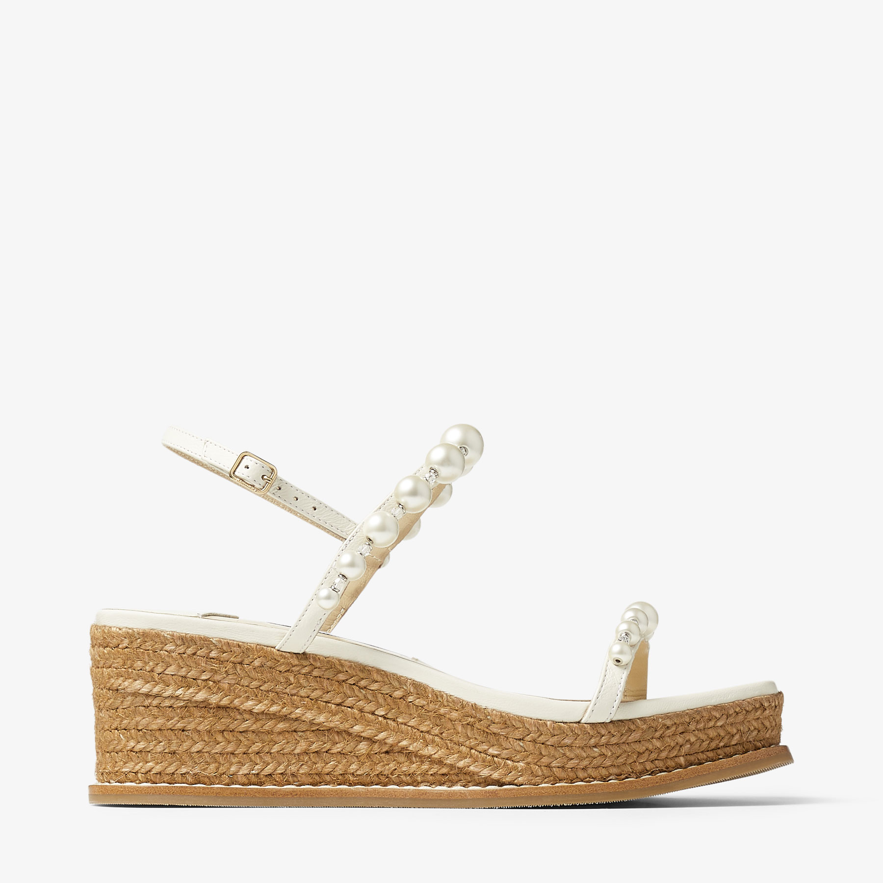 Shop Jimmy Choo Amatuus 60 In Latte/white