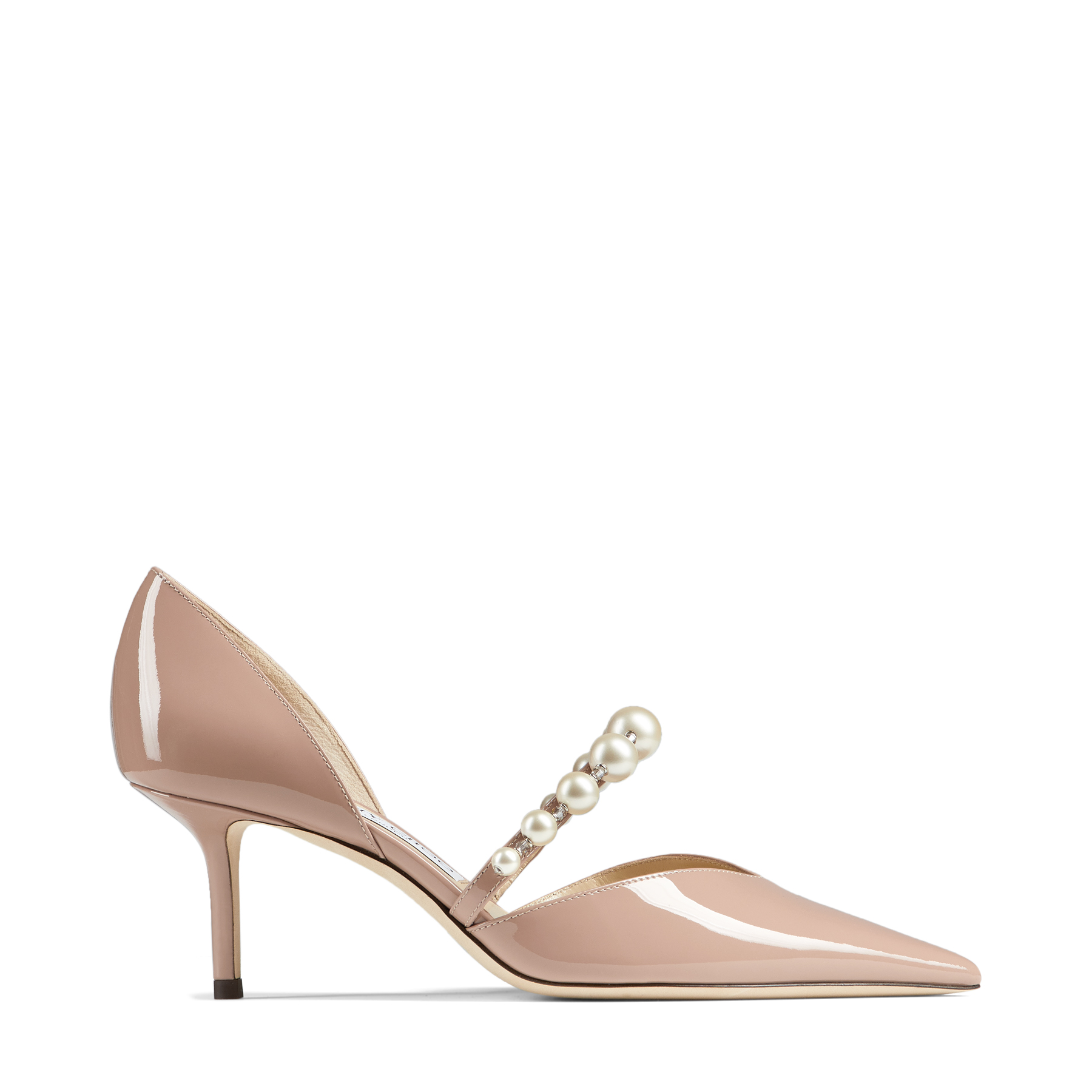 Jimmy Choo Aurelie 65 In Ballet Pink/white