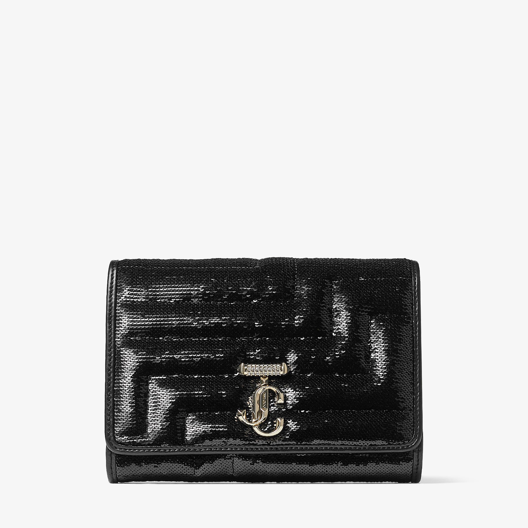 Jimmy Choo Avenue Clutch In Black