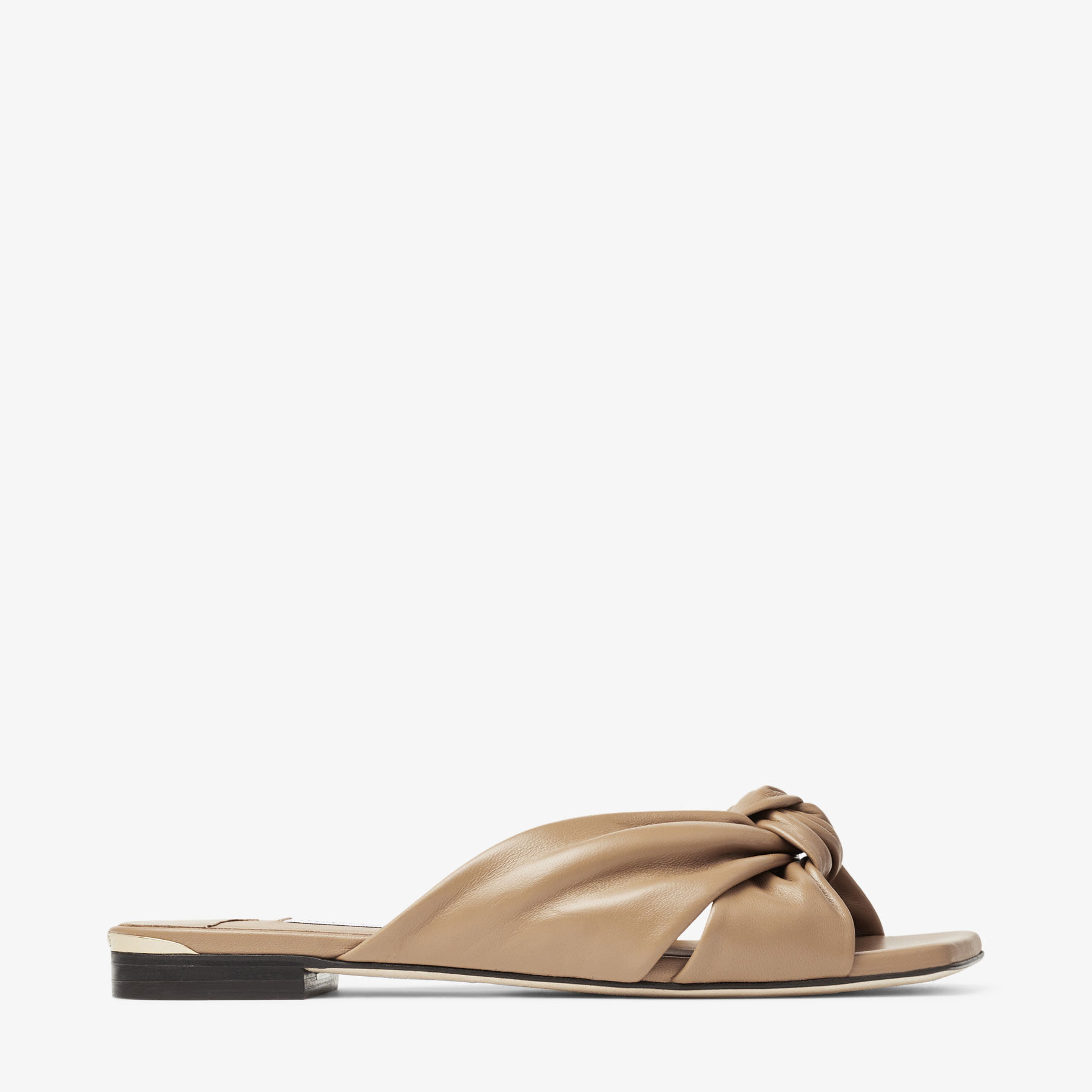 Jimmy Choo Avenue Flat In Biscuit