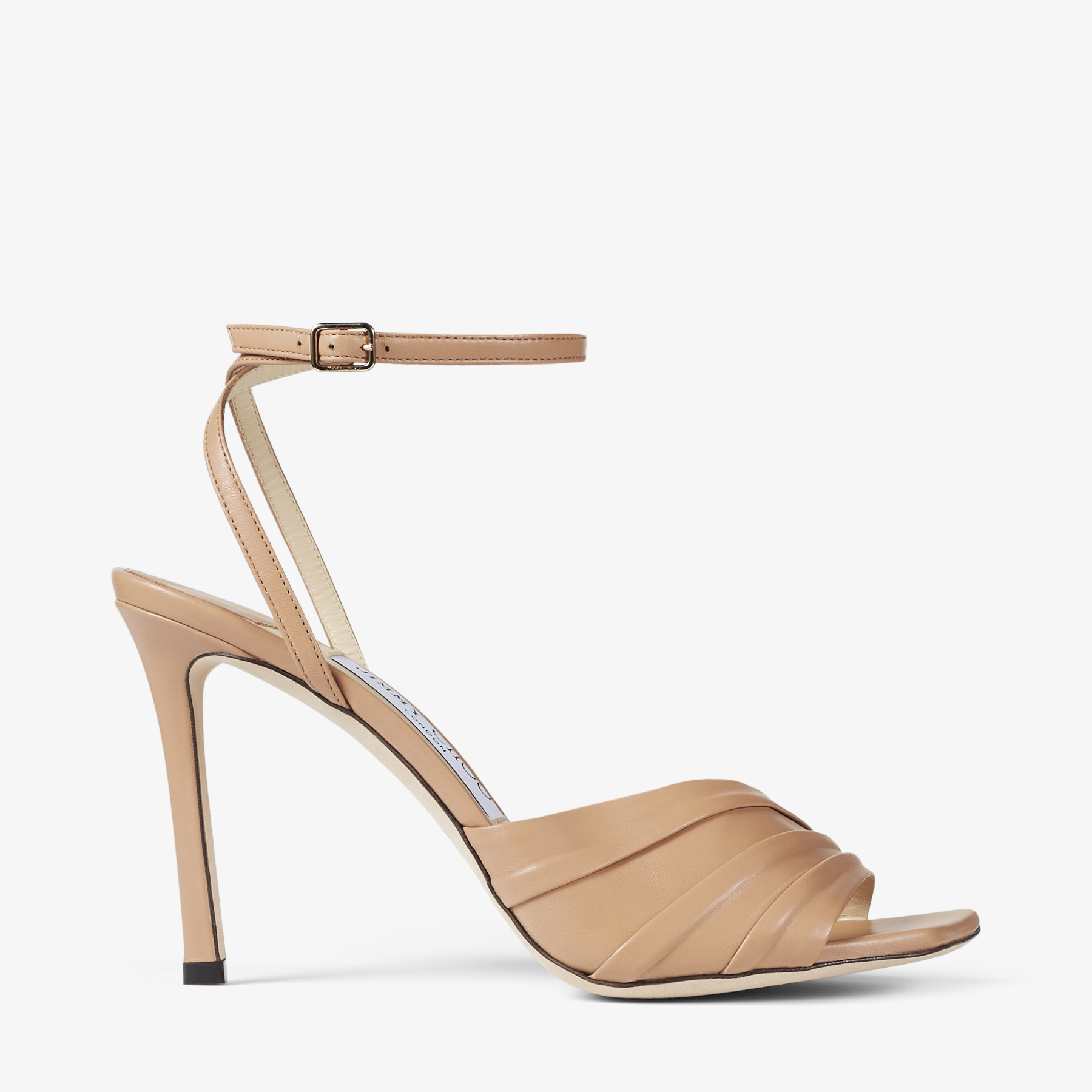 Jimmy Choo Basil Sandal 95 In Caramel | ModeSens