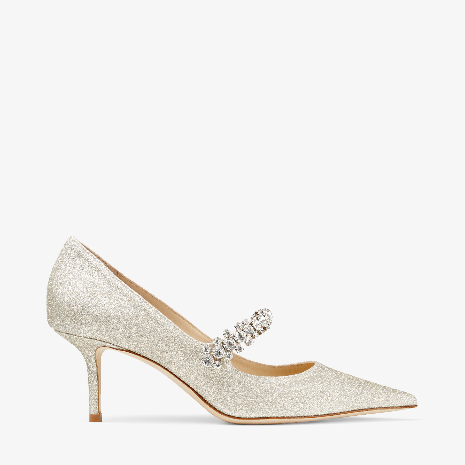 Jimmy Choo Bing Pump 65 In Platinum Ice