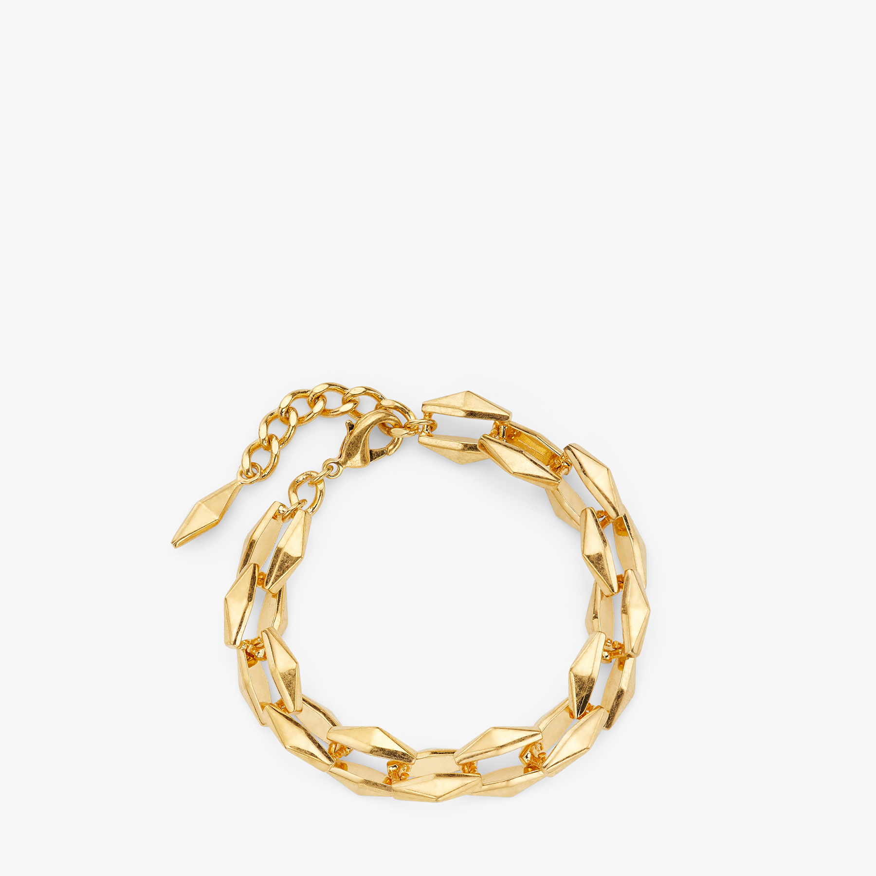 Jimmy Choo Diamond Chain Bracelet In Gold