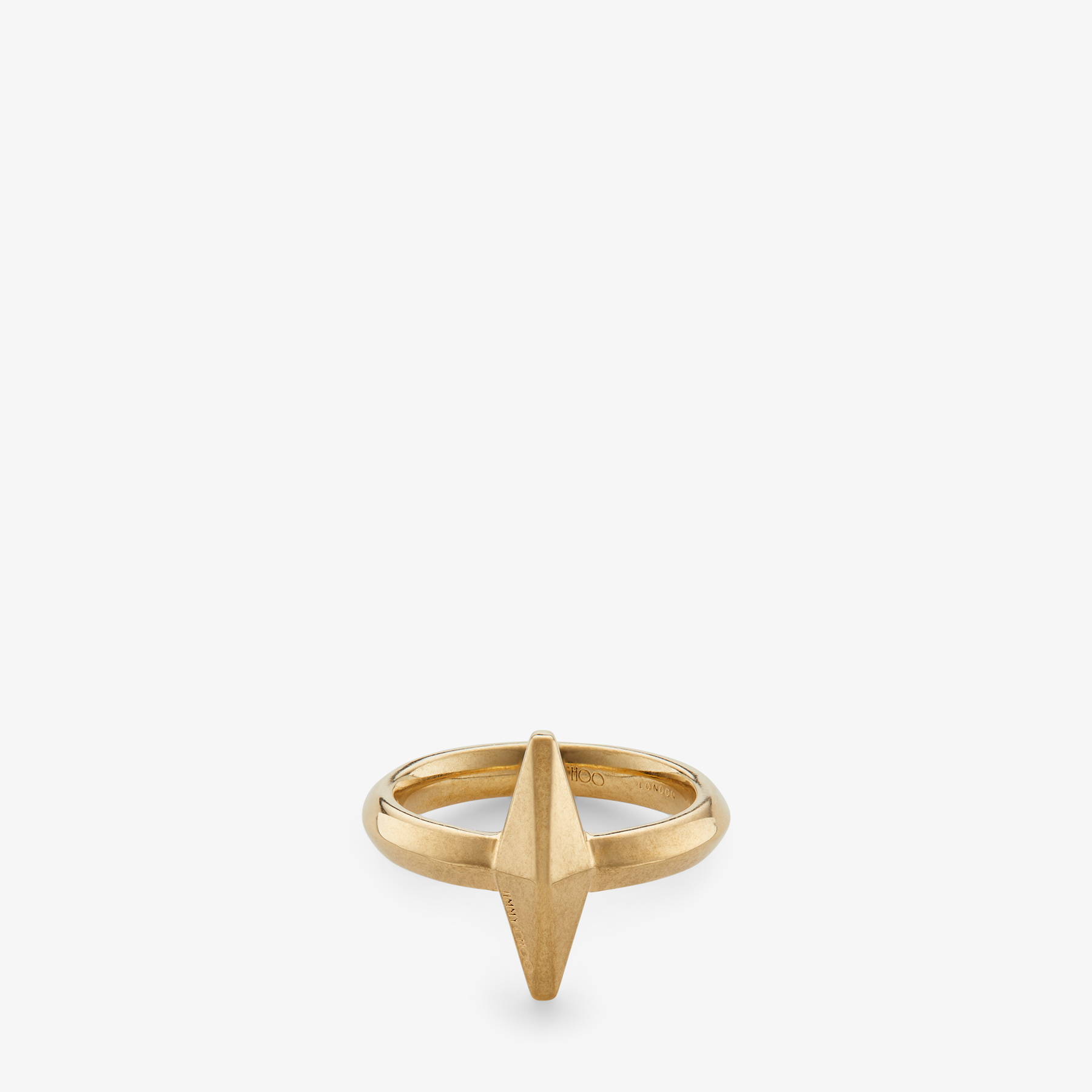 Jimmy Choo Diamond Ring In Gold