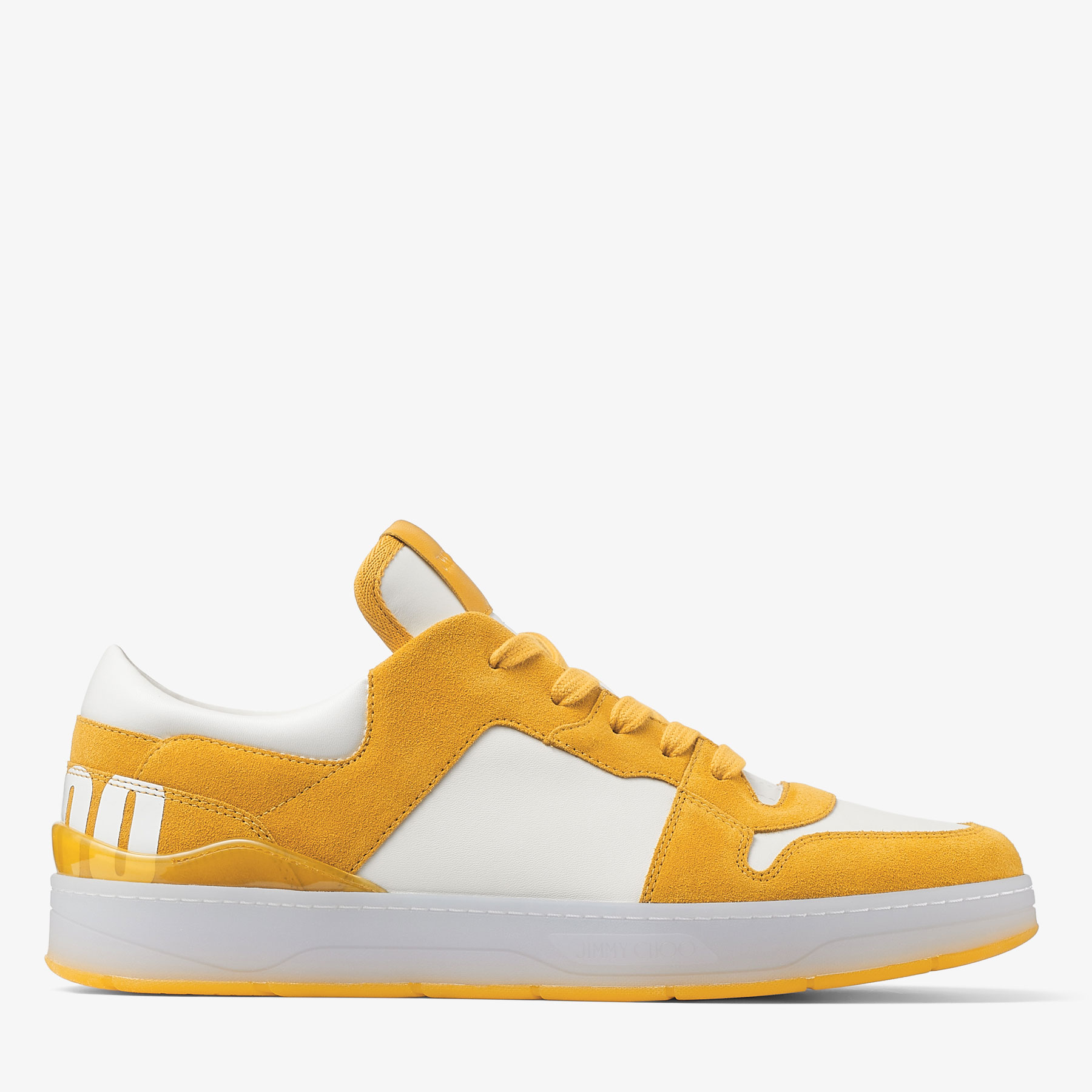 Jimmy Choo Florent Low-top Trainers In X Sunflower/white