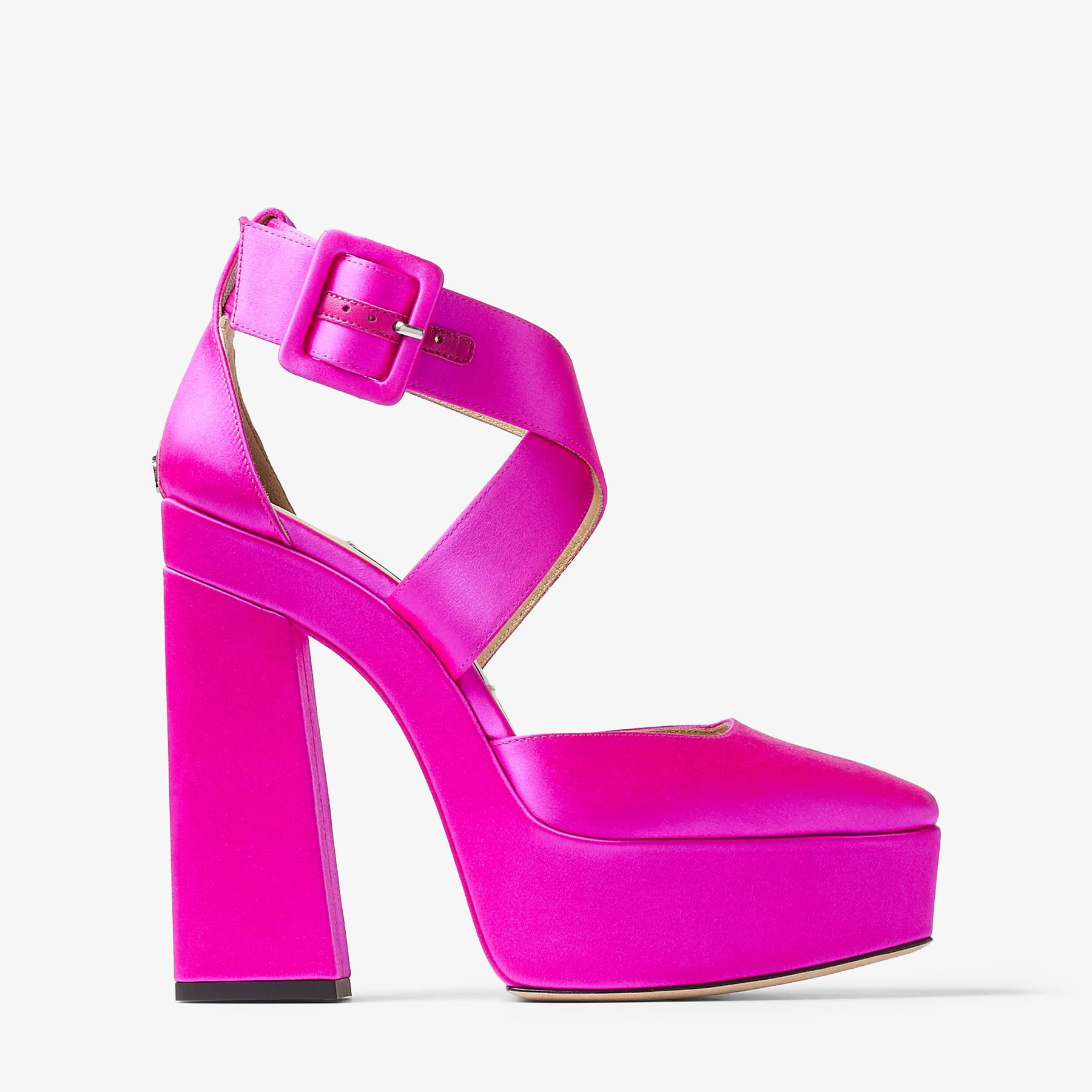 Jimmy Choo Gaia 140mm Platform Sandals In Pink