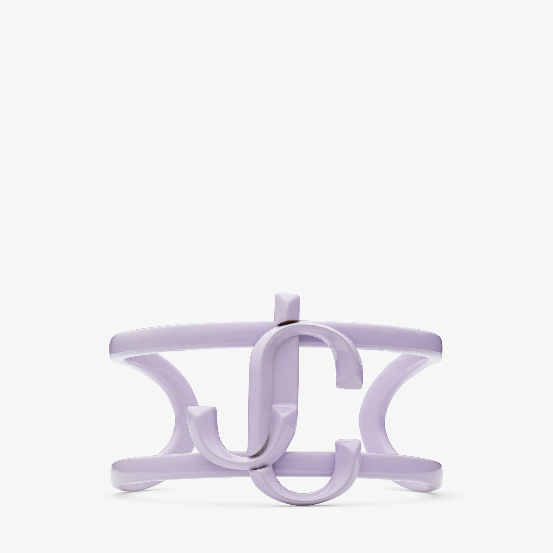 Jimmy Choo Jc Monogram Cuff In Wisteria