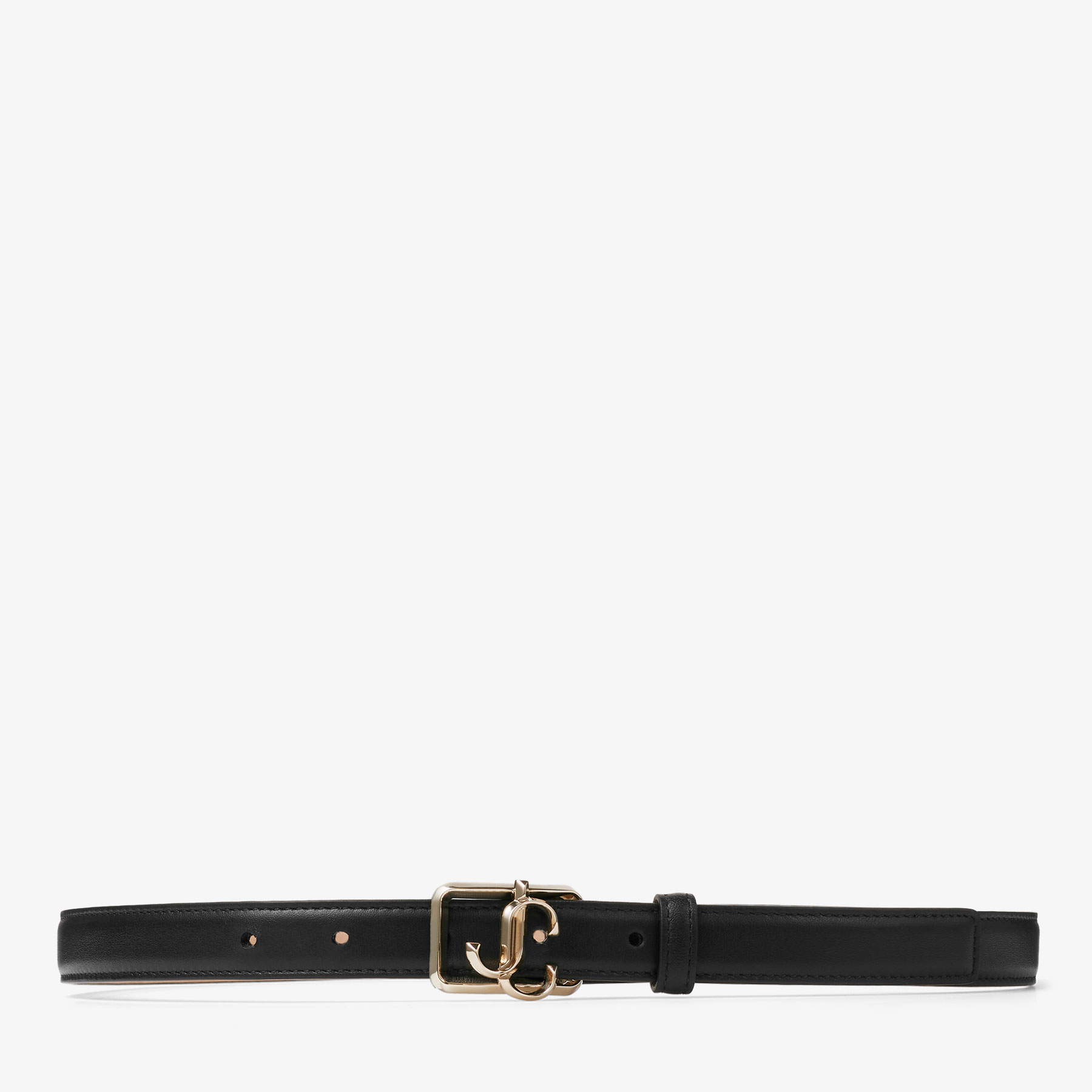 Jimmy Choo Jc Square Belt In Black