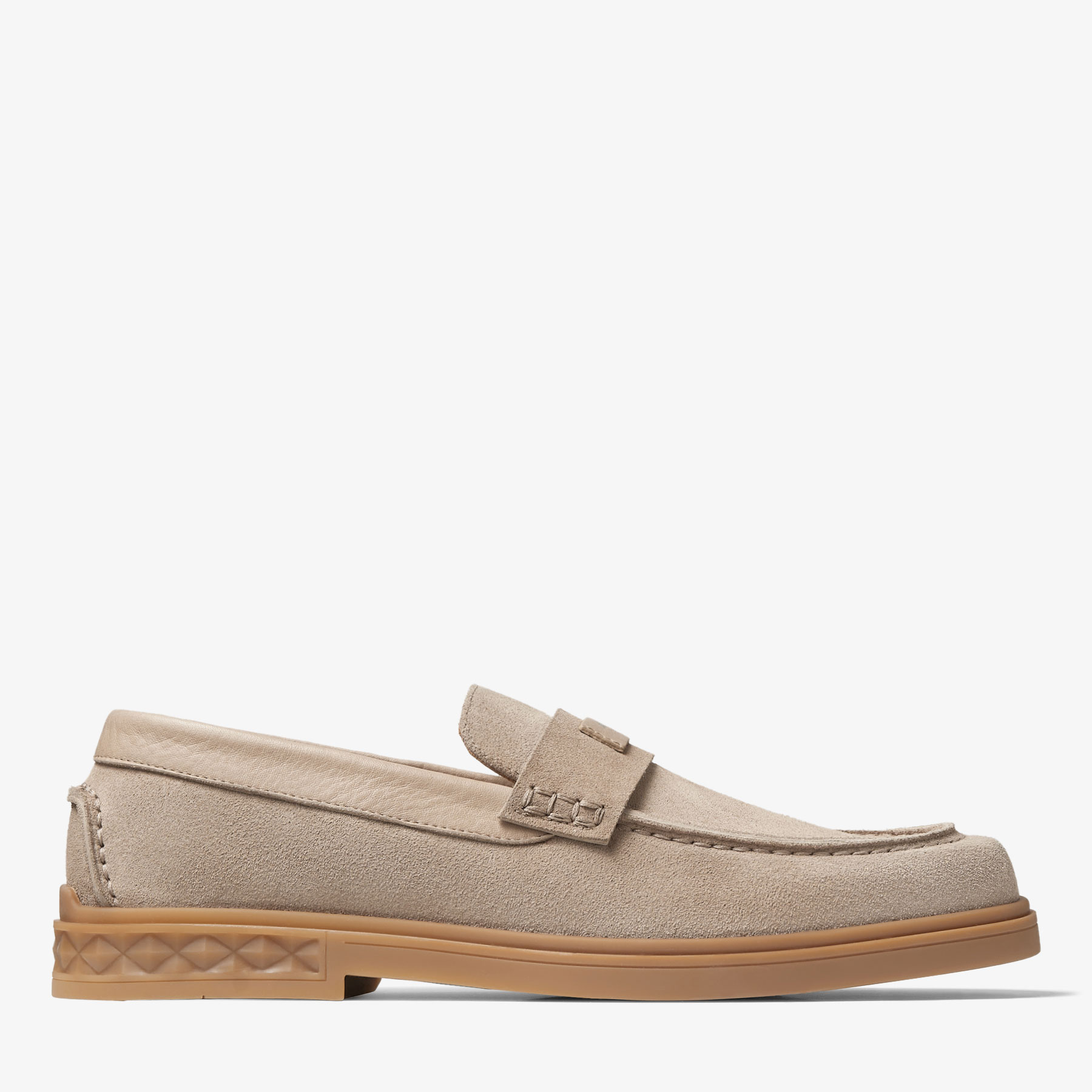 Jimmy Choo Womens Stone Josh Driver Reverse-suede Loafers In Blue