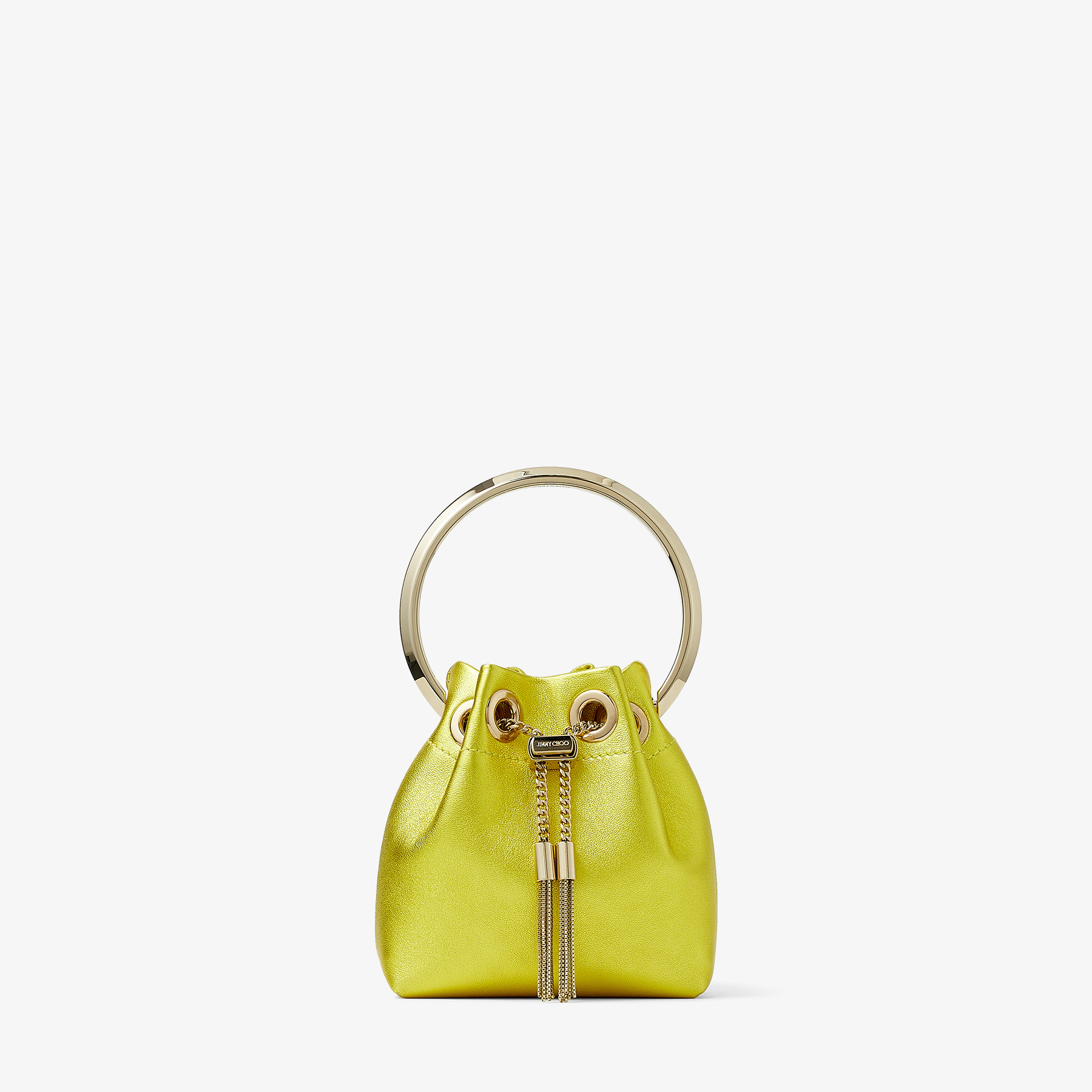 Jimmy Choo Micro Bon Bon In Silver