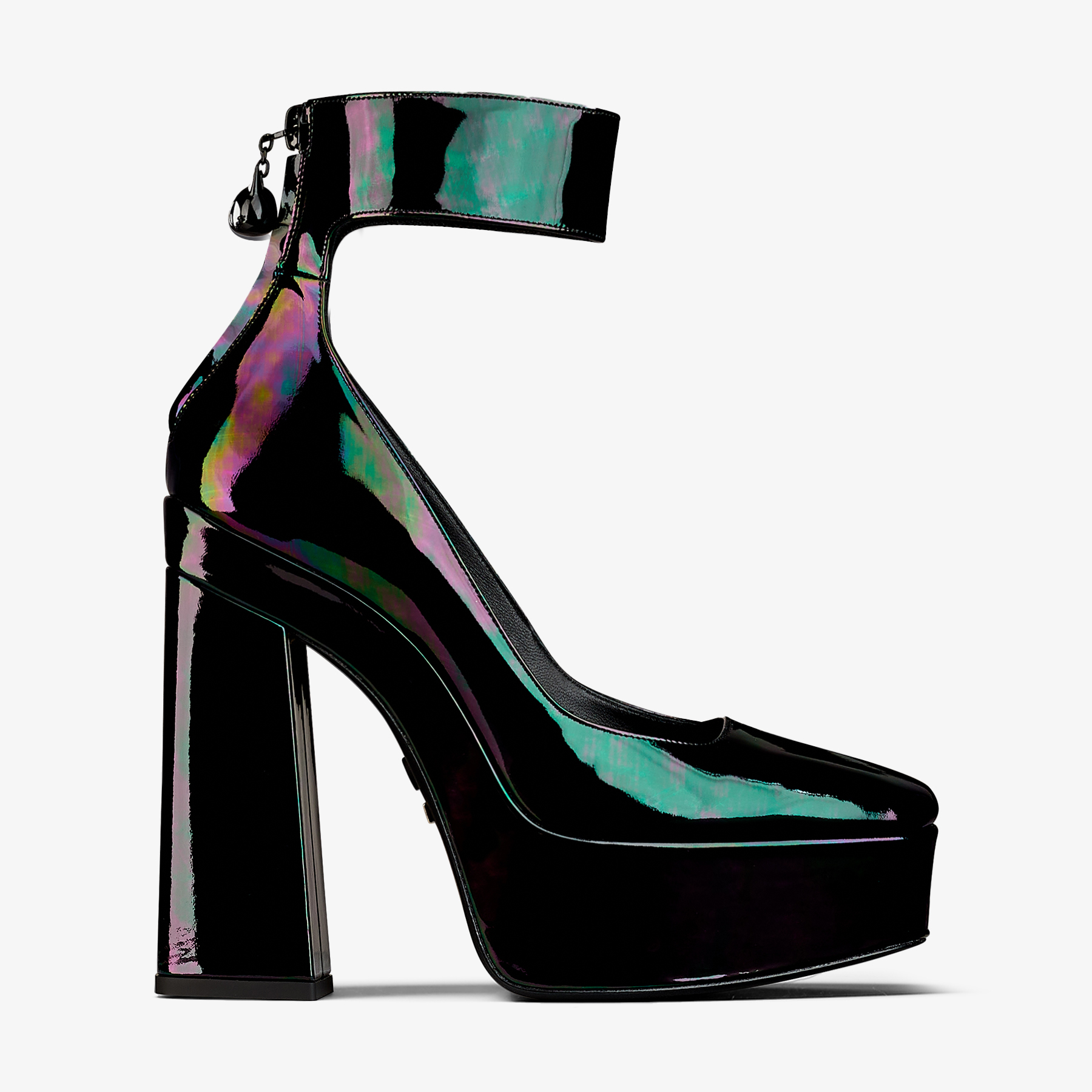 Jimmy Choo Luna Platform 140 In Irridescent