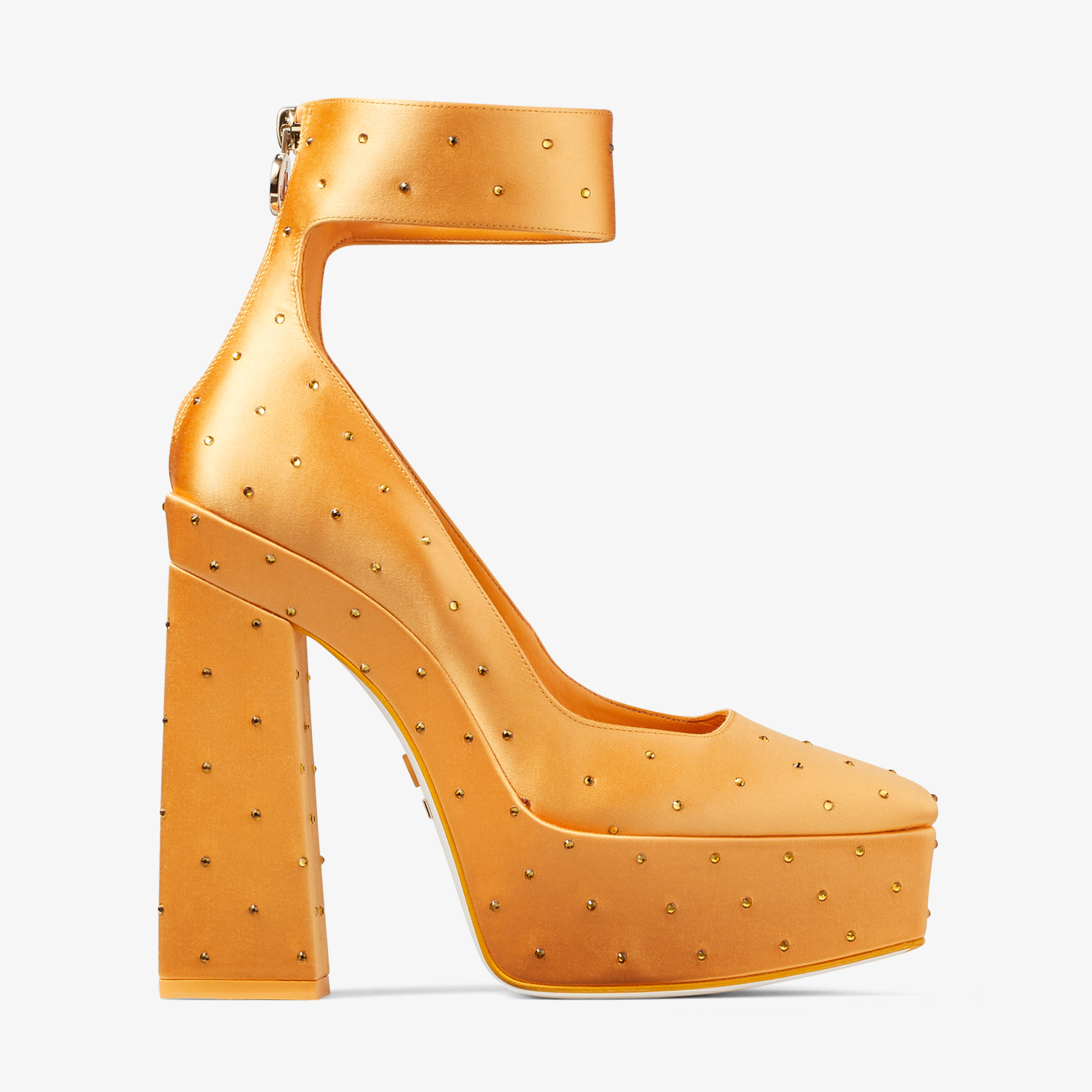 Jimmy Choo Sailor Venus Platform 140 In Venus Orange